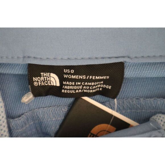 The North Face Women's Sz 0 Indigo Stone Bridgeway Zip 3-in-1 Pants/Shorts - Picture 3 of 13